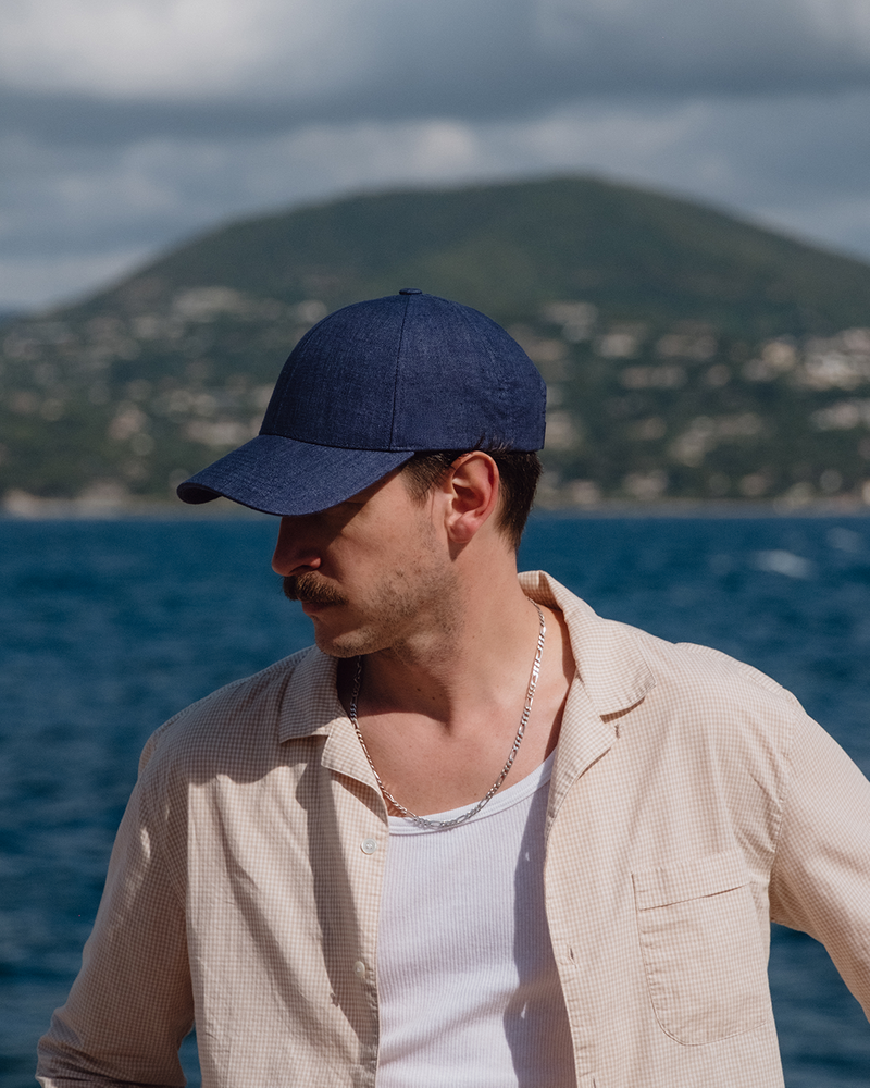 Legacy Structured Linen Cap | Varsity Headwear