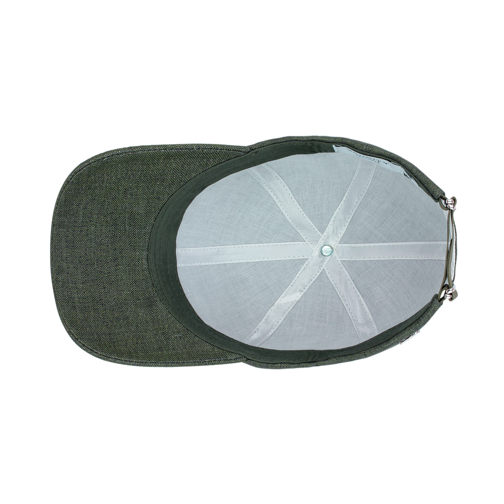 Legacy soft linen cap varsity headwear